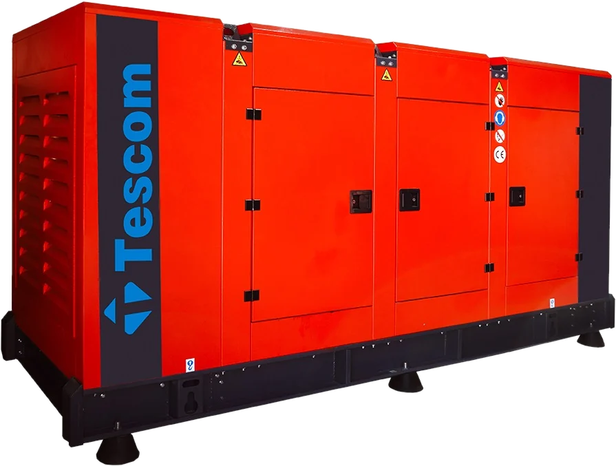 Дизельный генератор Tescom в шумозащитном кожухе